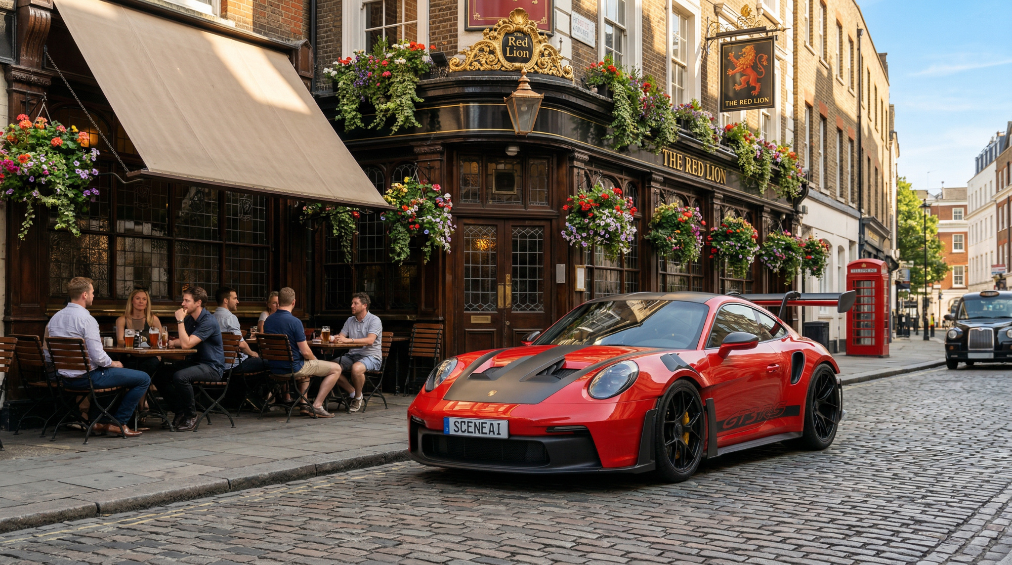 PORSCHE GT3 RS SceneStudioAI result